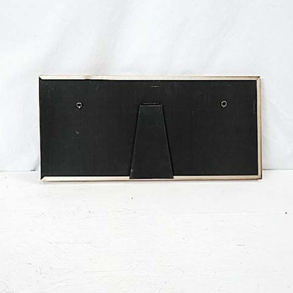 Triple portrait frame double matted bronze metal - Picture 3 of 3